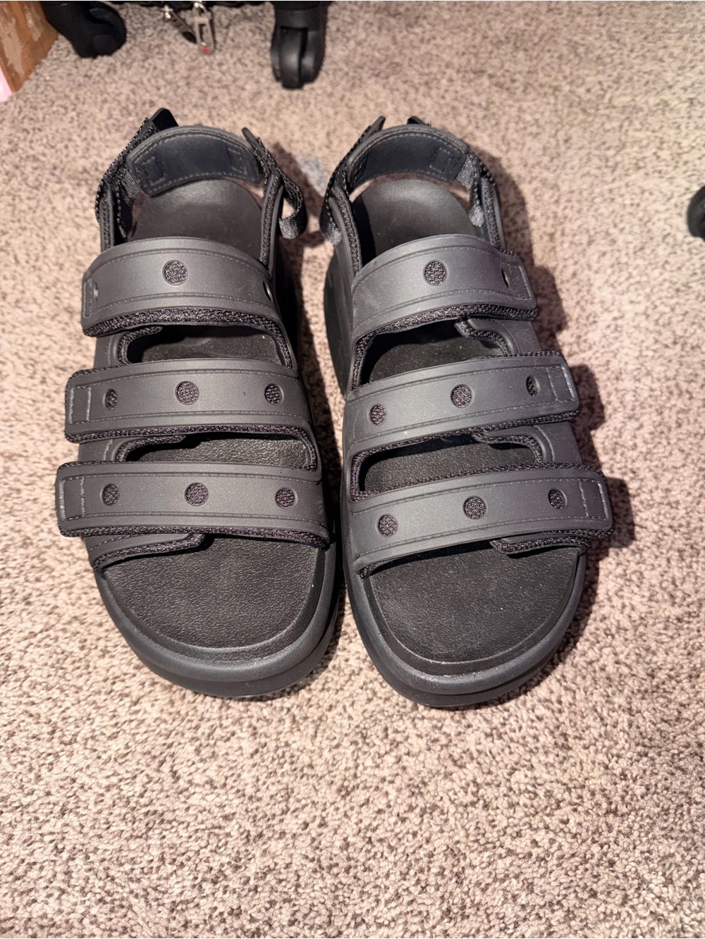Crocs Triple-Strap Comfort Sandals
